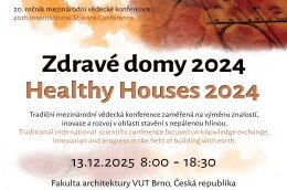 Zdravé domy 2024 - 13.12.2024, Brno