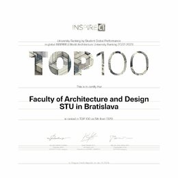 AWARD: FAD STU RANKED 5TH IN THE GLOBAL INSPIRELI WORLD ARCHITECTURE UNIVERSITY RANKING