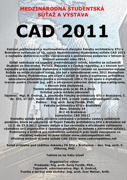 medzinárodná súťaž a výstava CAD 2011